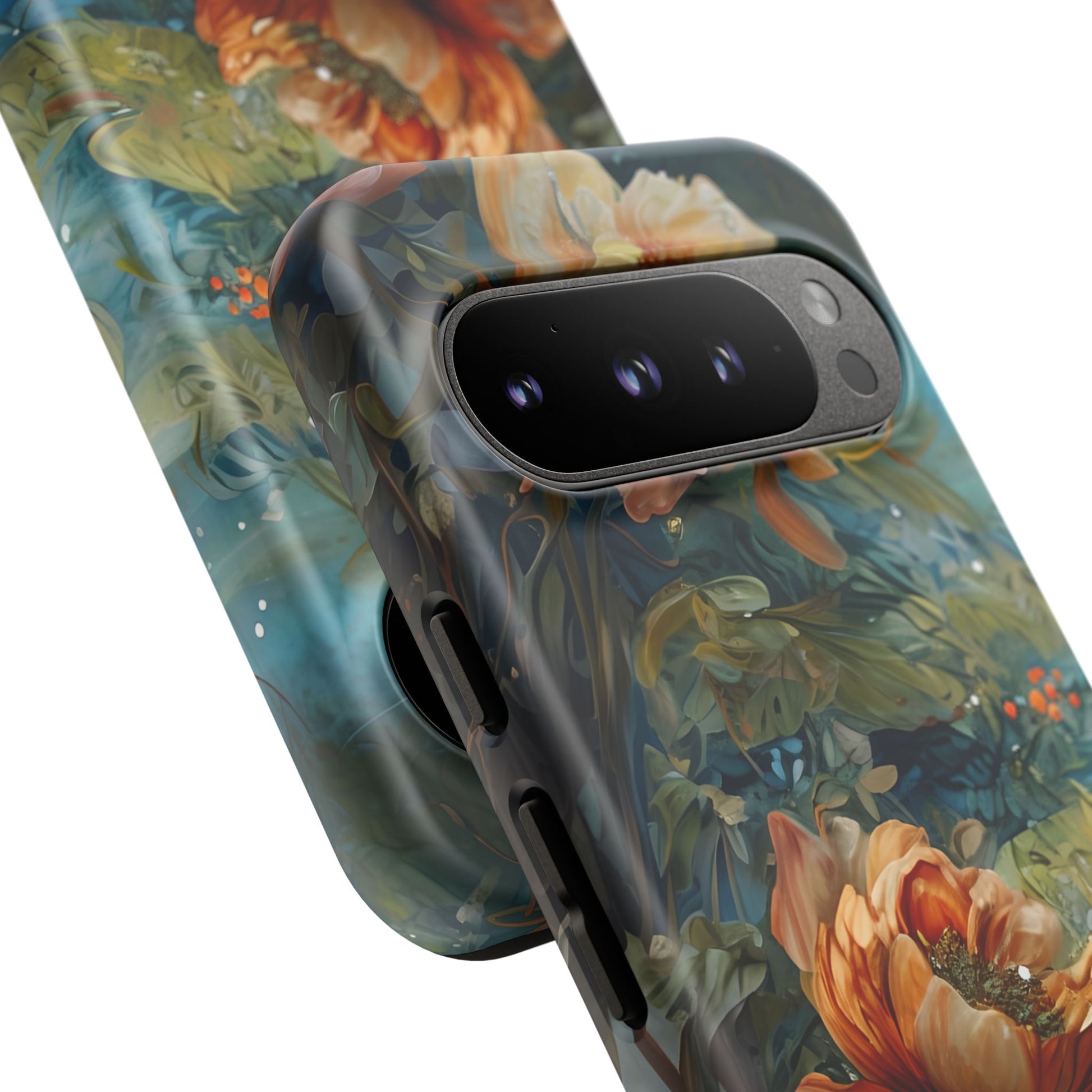 Waterlily Nocturne Tough Case for Google Pixel 9 Pro- Premium Artistic Shockproof Cover, Elegant Protective Phone Case