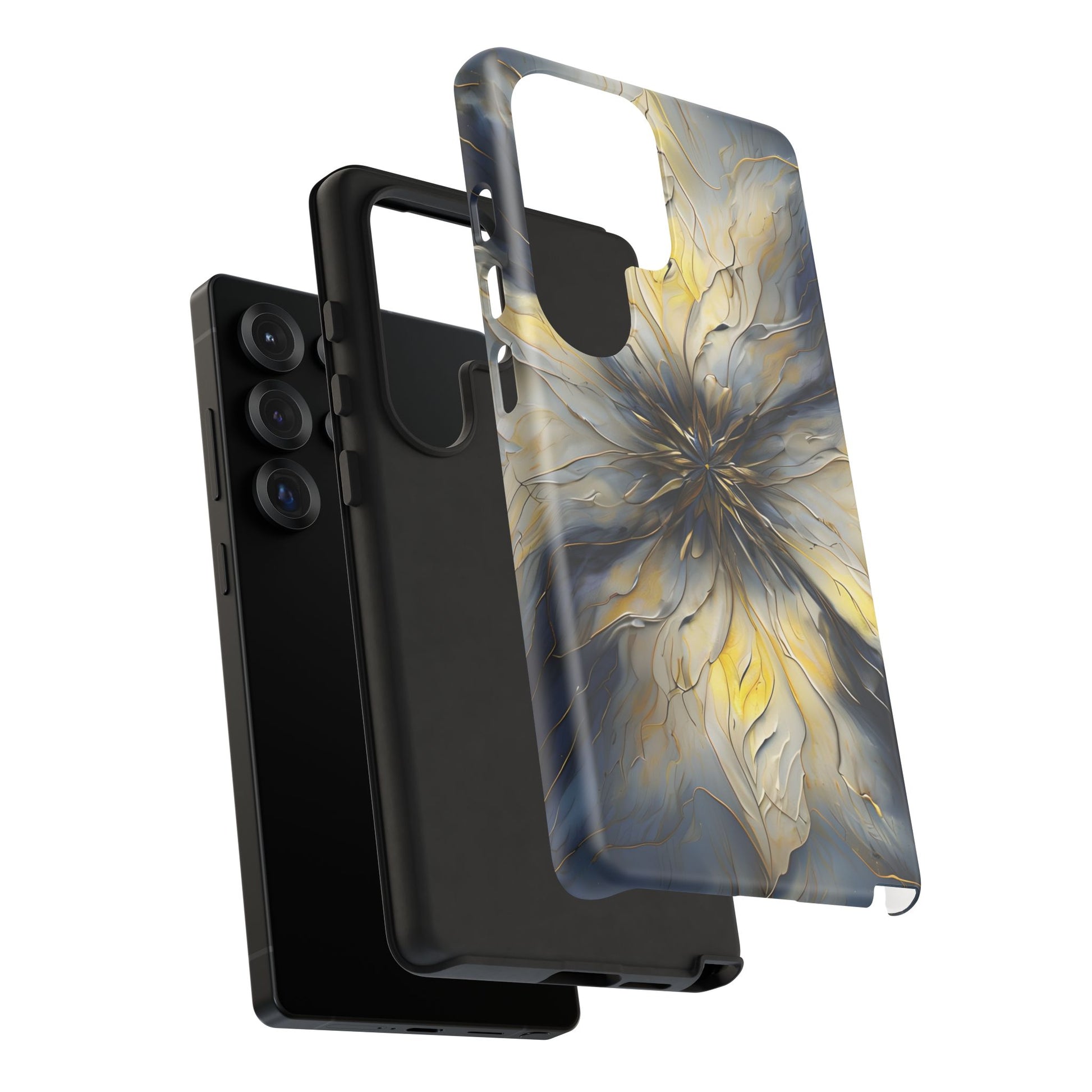 Luminous Petal Tough Case for Samsung Galaxy S25 Ultra - Premium Shockproof Designer Phone Cover