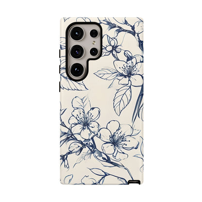 Blossom Sketch Samsung Galaxy Tough Case