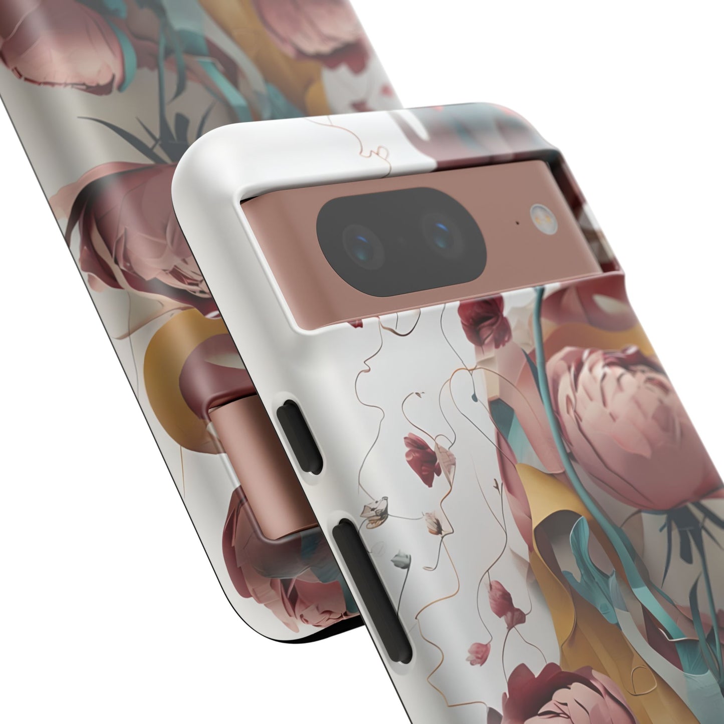 Blushing Peony Veil Google Pixel Tough Case