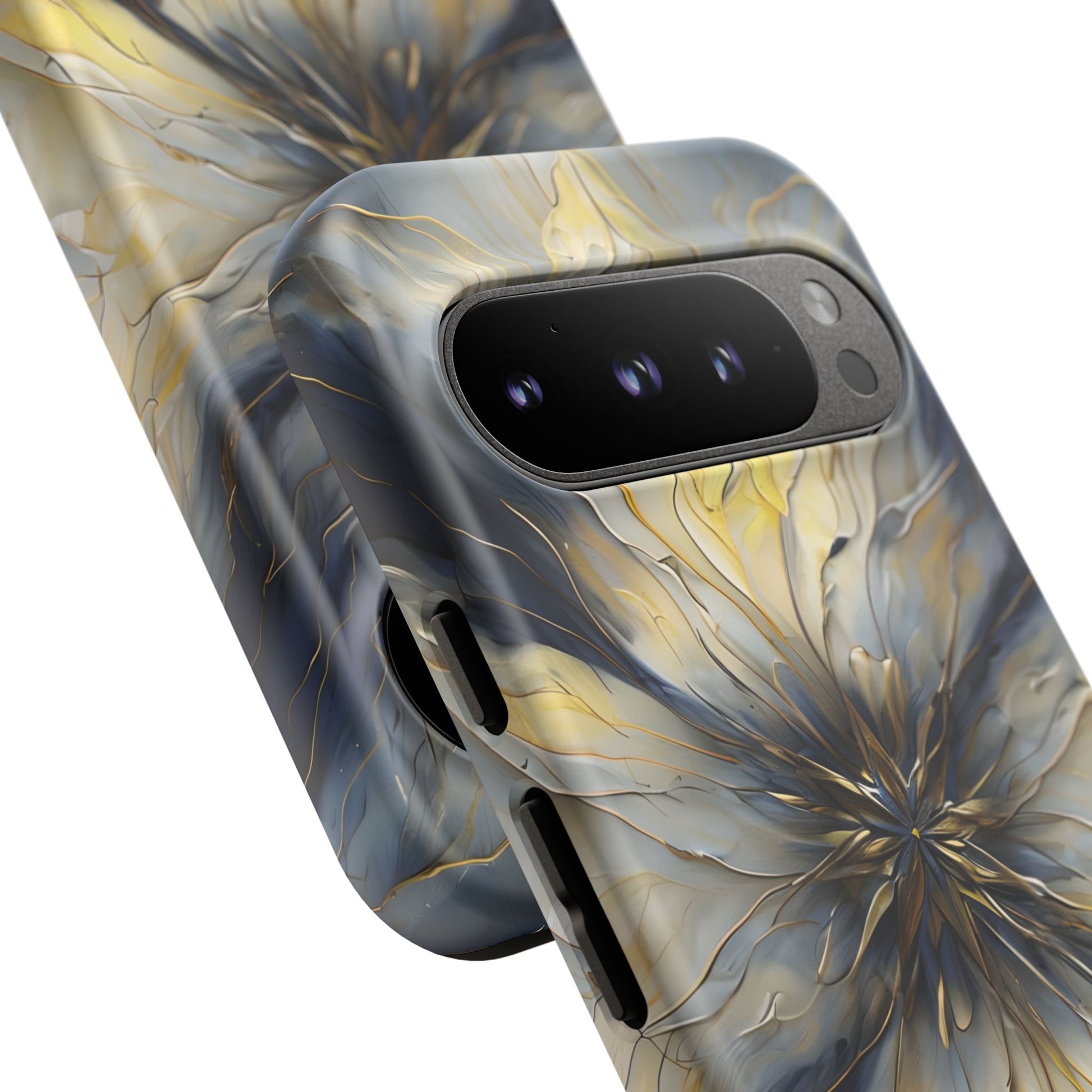 Luminous Petal Tough Case for Google Pixel 9 Pro - Premium Artistic Shockproof Cover, Elegant Protective Phone Case