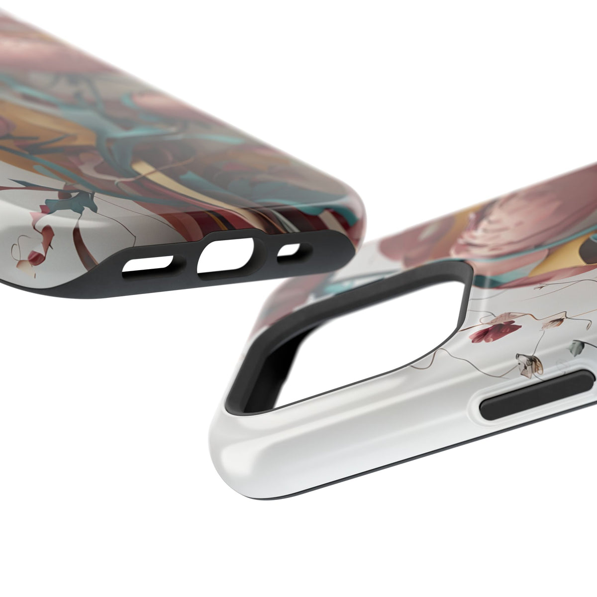 Blushing Peony Veil iPhone MagSafe Case