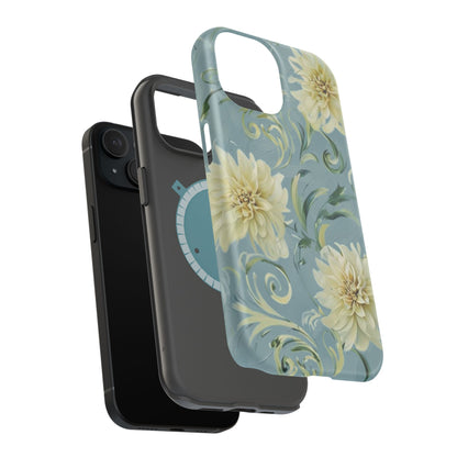 Golden Dahlia Trio iPhone MagSafe Case