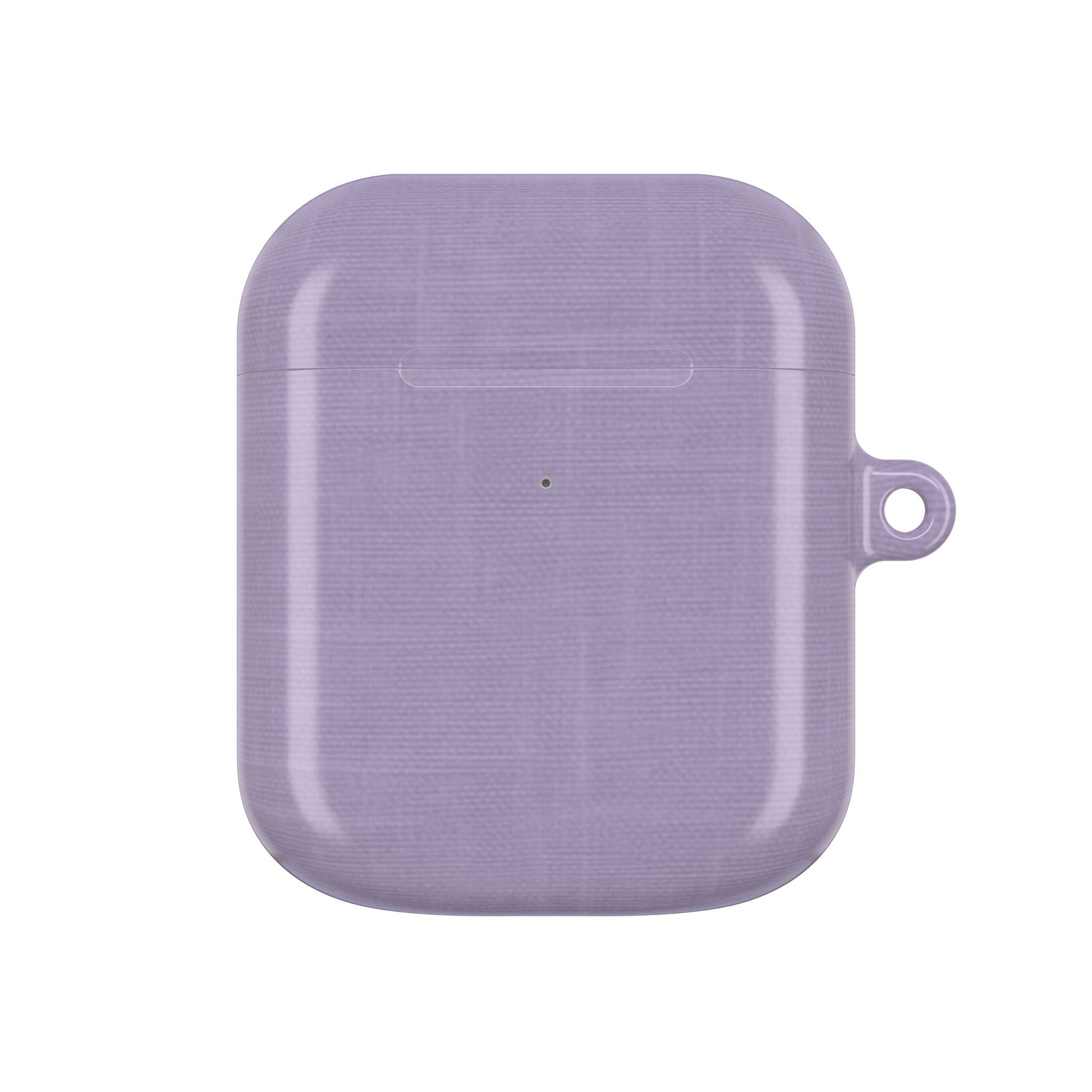 Lavender Linen AirPods Case - Minimalist Cover for Gen 1, 2, 3, Pro Gen 1 & 2
