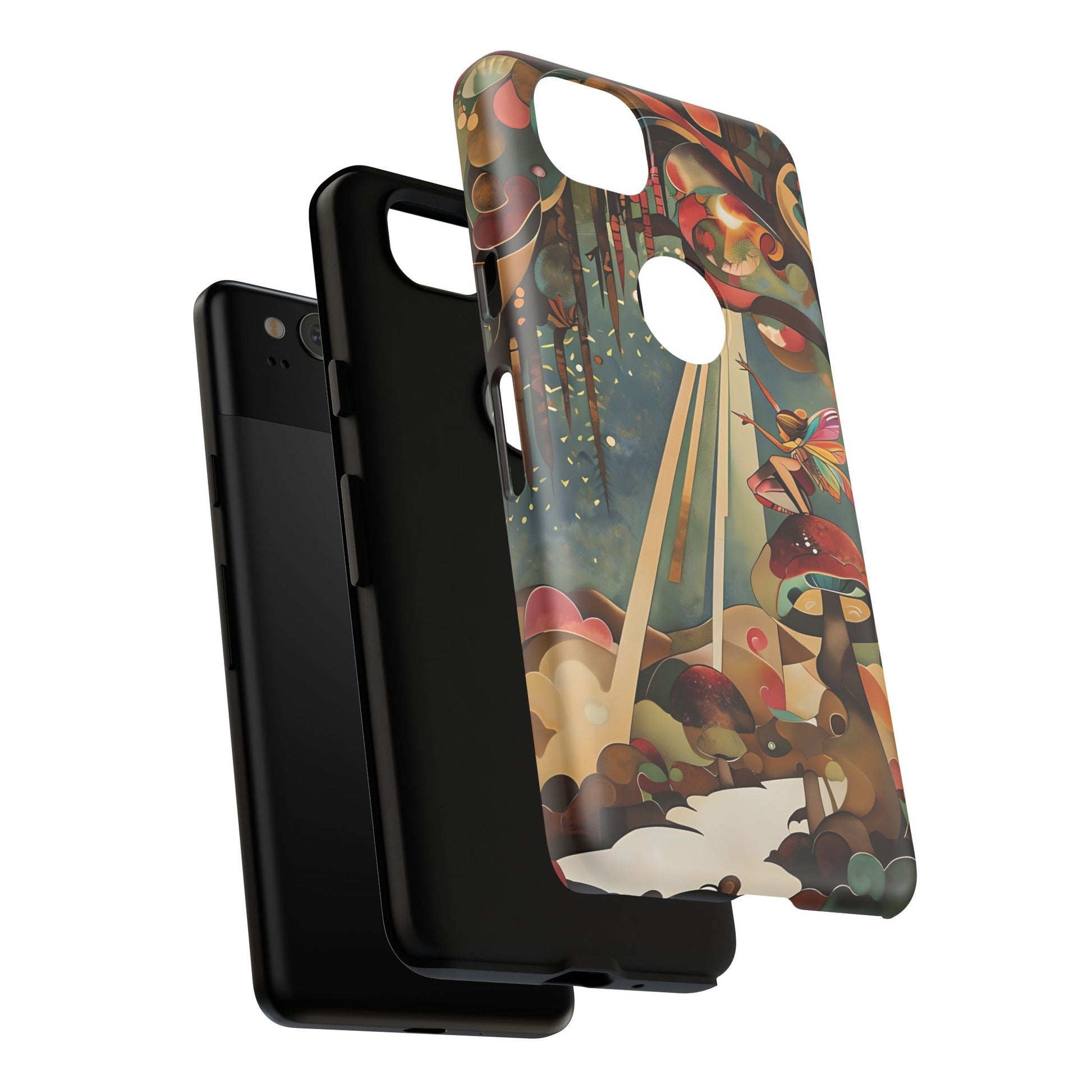Enchanted Orchard Google Pixel 2 Tough Case - Artistic Fairy Tale Phone Cover - Elegant Protective Fantasy Art Accessory