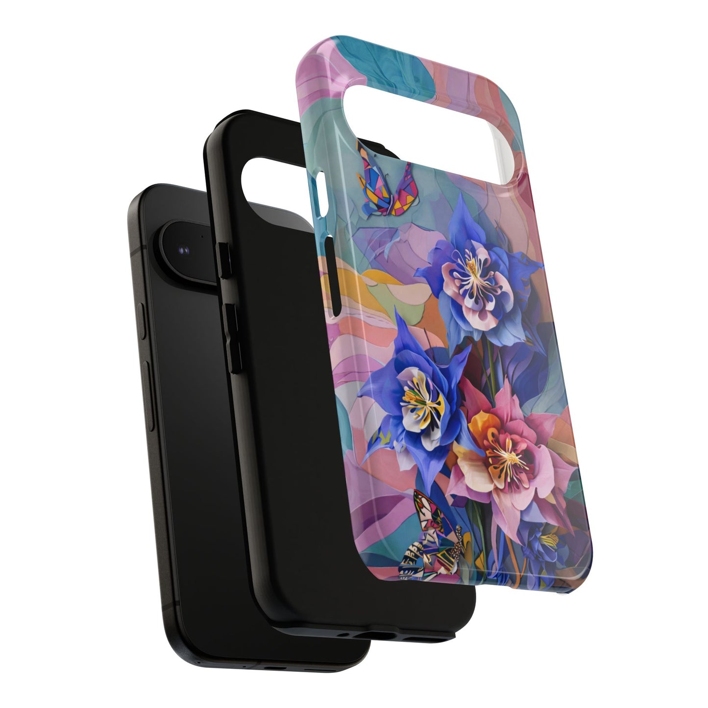 Blue Columbine Carnivale Google Pixel Tough Case