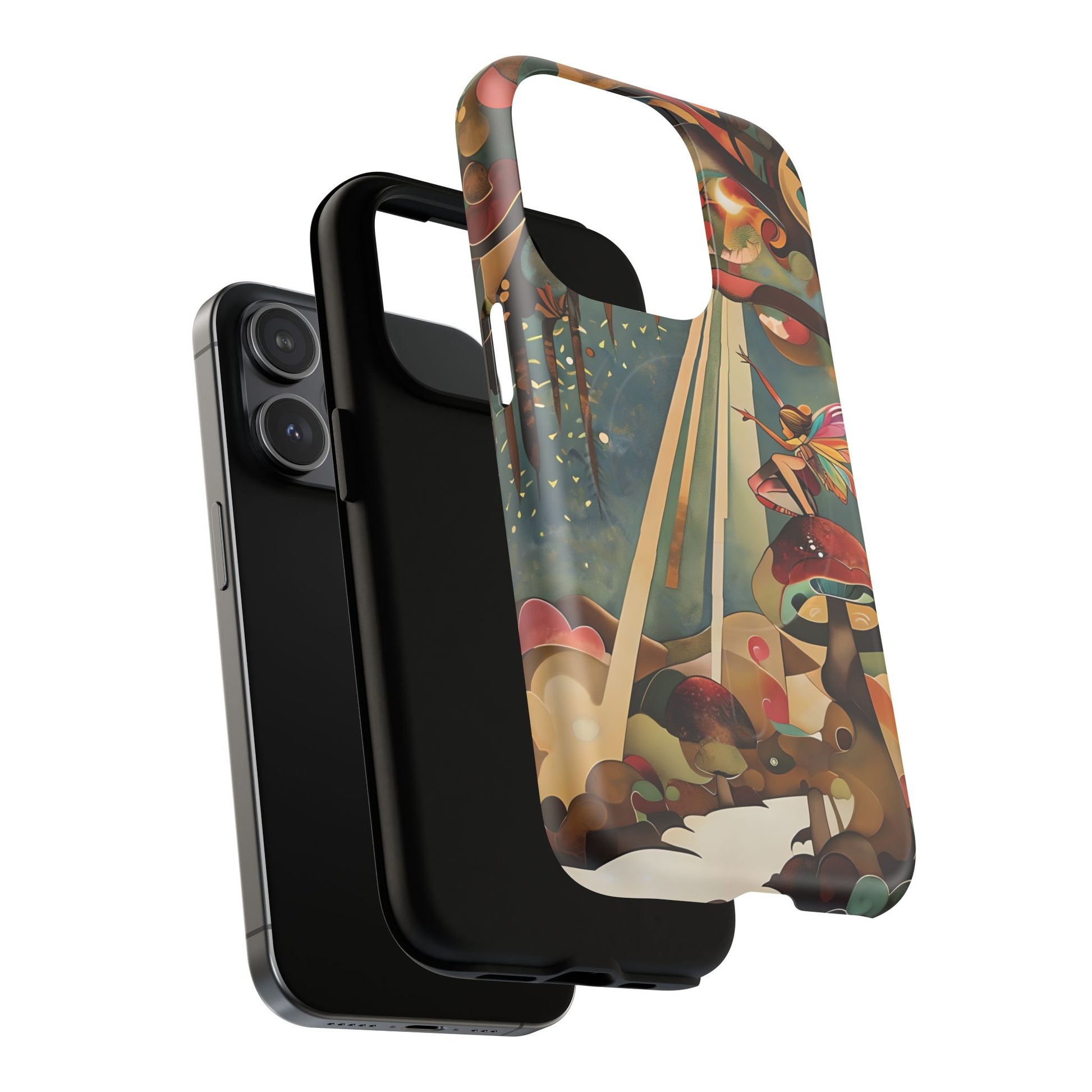 Enchanted Orchard iPhone 15 Pro - Artistic Fairy Tale cover - MagSafe Compatible - Premium Drop Protection