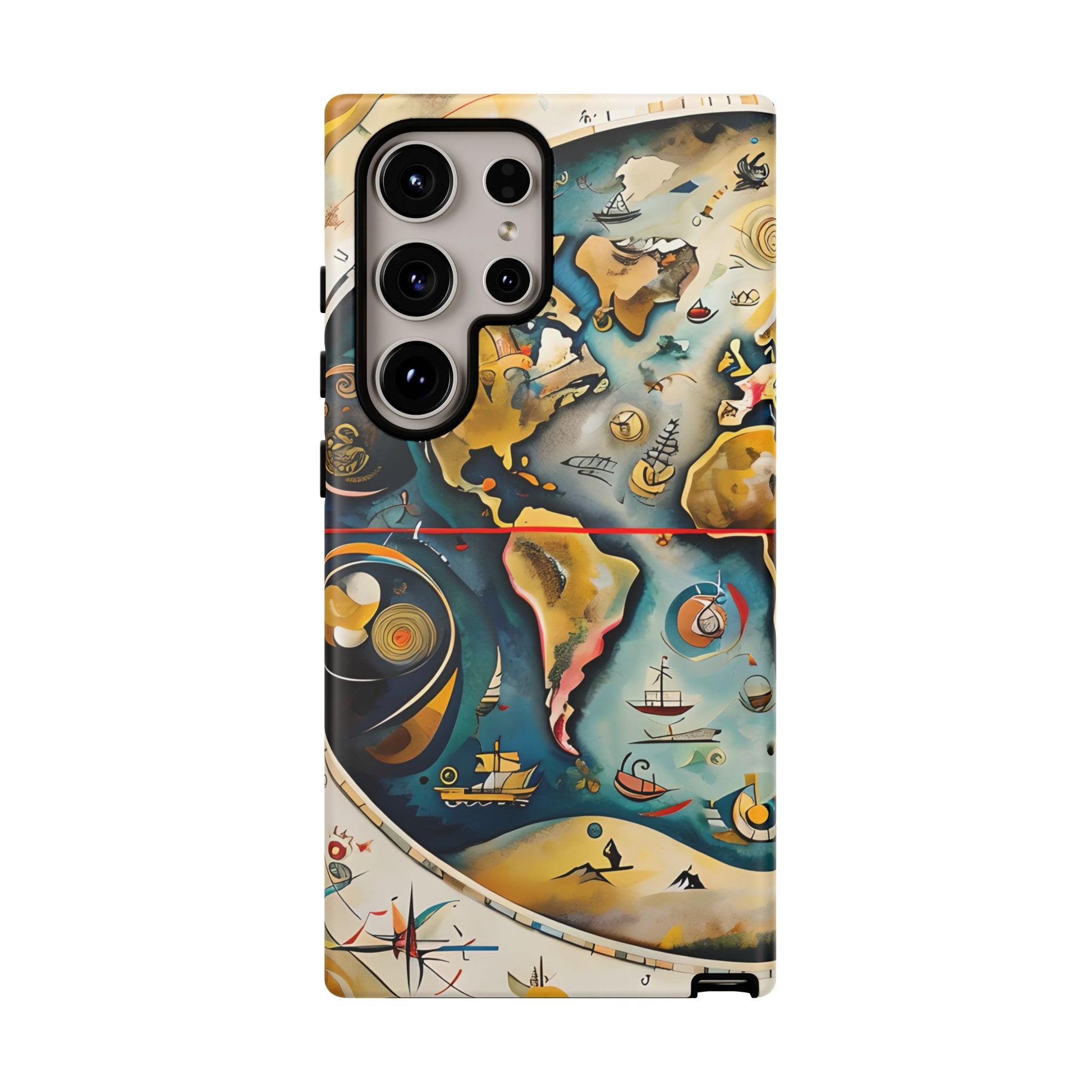 Celestial Map Samsung Galaxy S24 Ultra Tough Case - Vintage Map - Premium Abstract Design