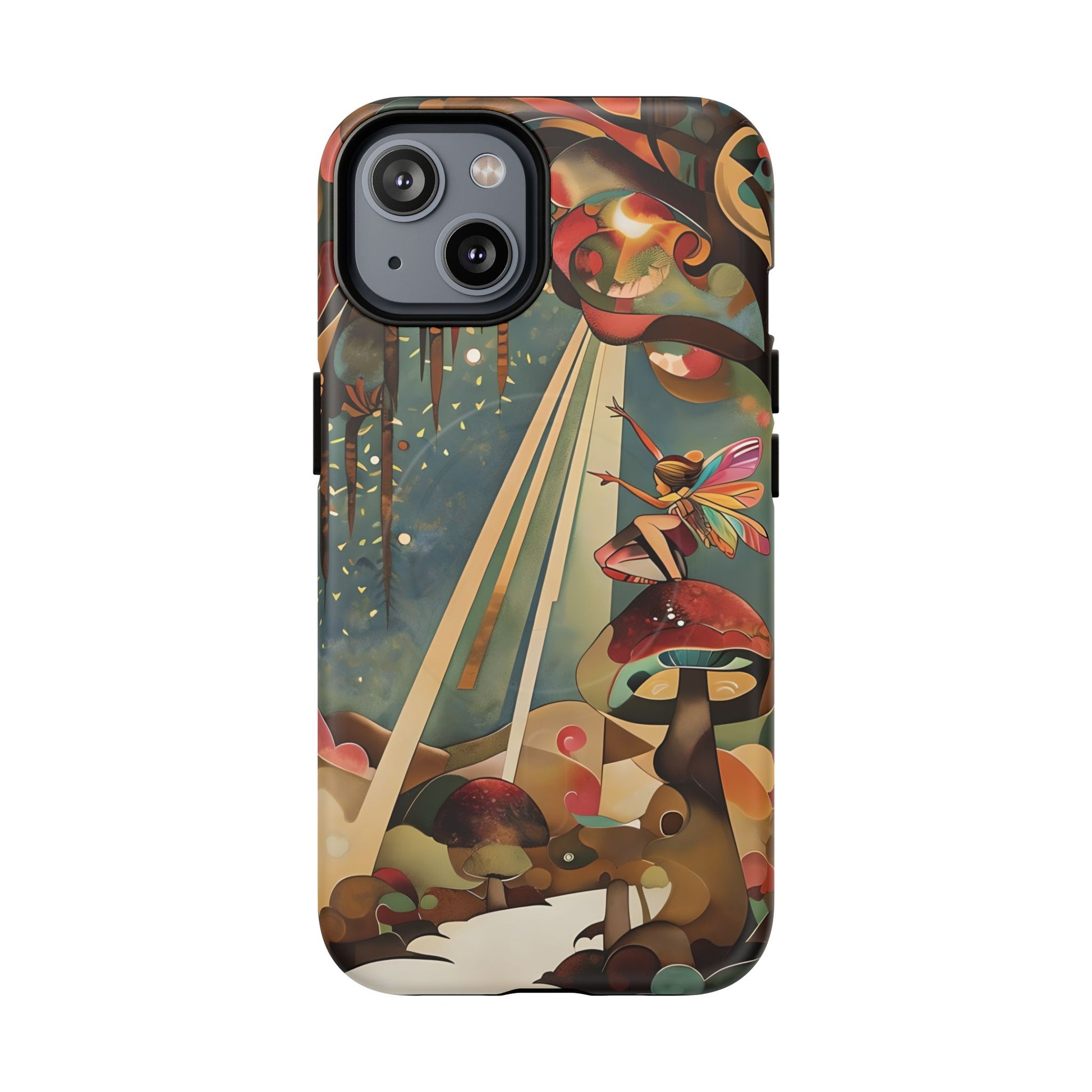 Enchanted Orchard iPhone 14 - Artistic Fairy Tale cover - MagSafe Compatible - Premium Drop Protection