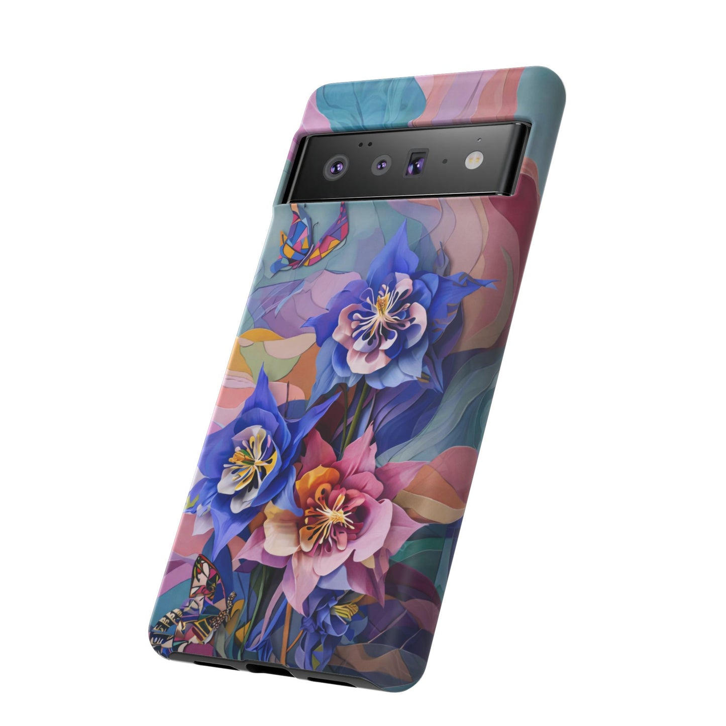 Blue Columbine Carnivale Google Pixel Tough Case
