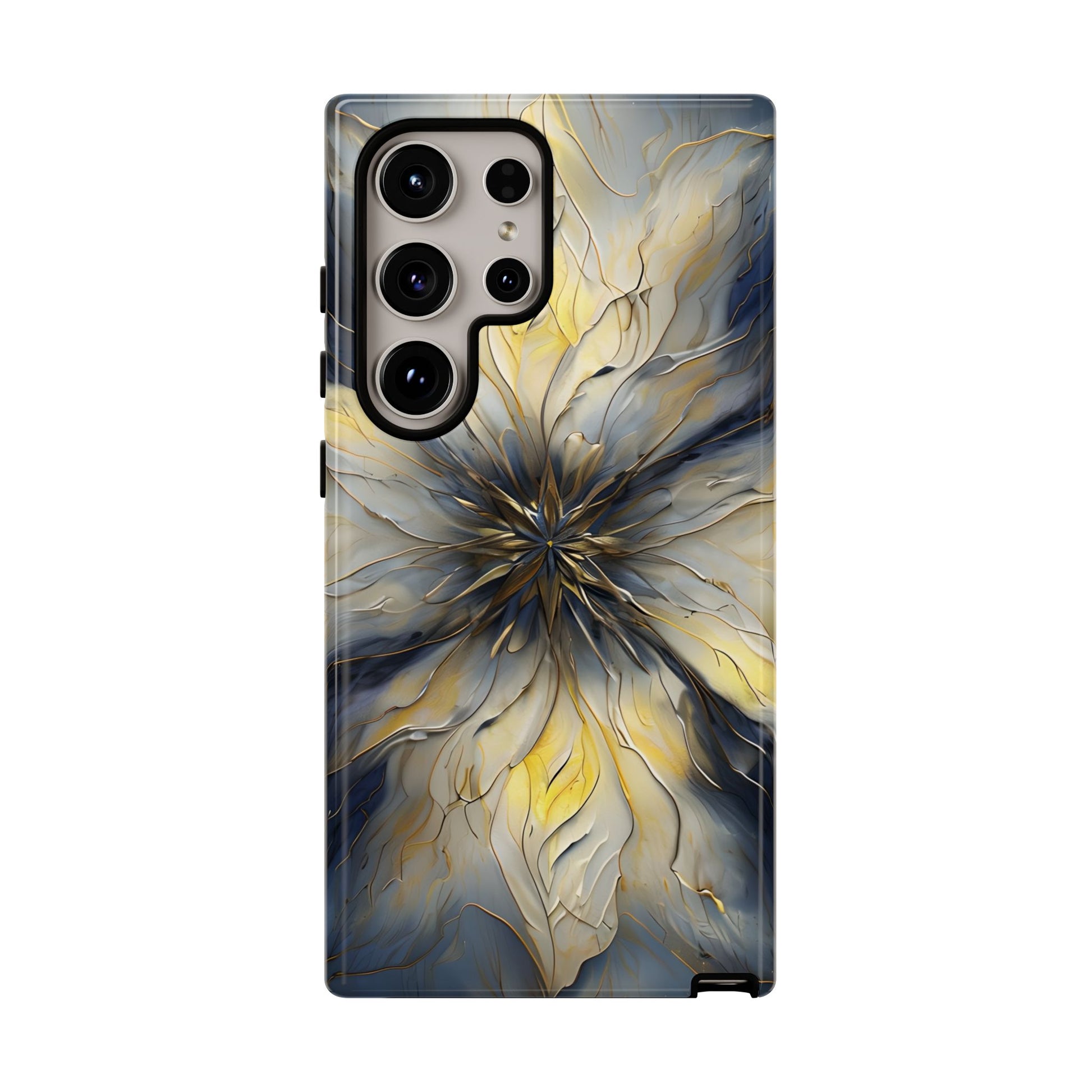 Luminous Petal Tough Case for Samsung Galaxy S24 Ultra - Premium Shockproof Designer Phone Cover