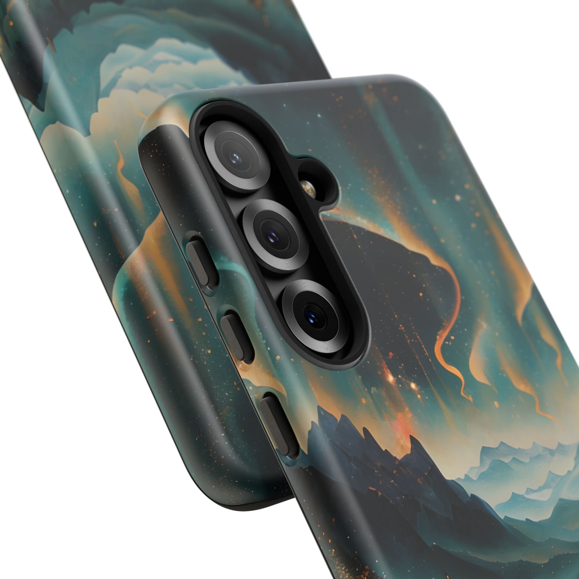 Aurora Dreamscape Samsung Galaxy S25 Plus Tough Case - Artistic Northern Lights Cover - Premium Abstract Design