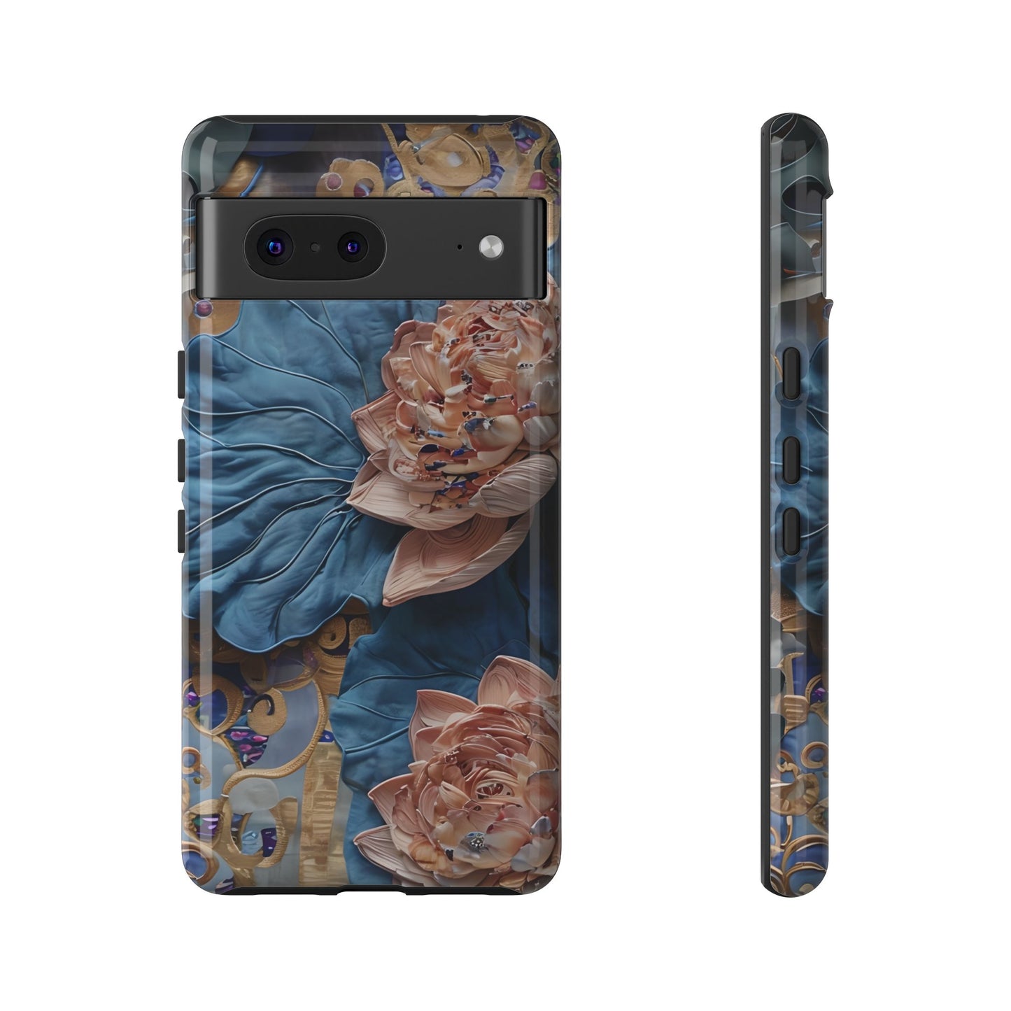 Peony Midnight Tapestry Google Pixel Tough Case
