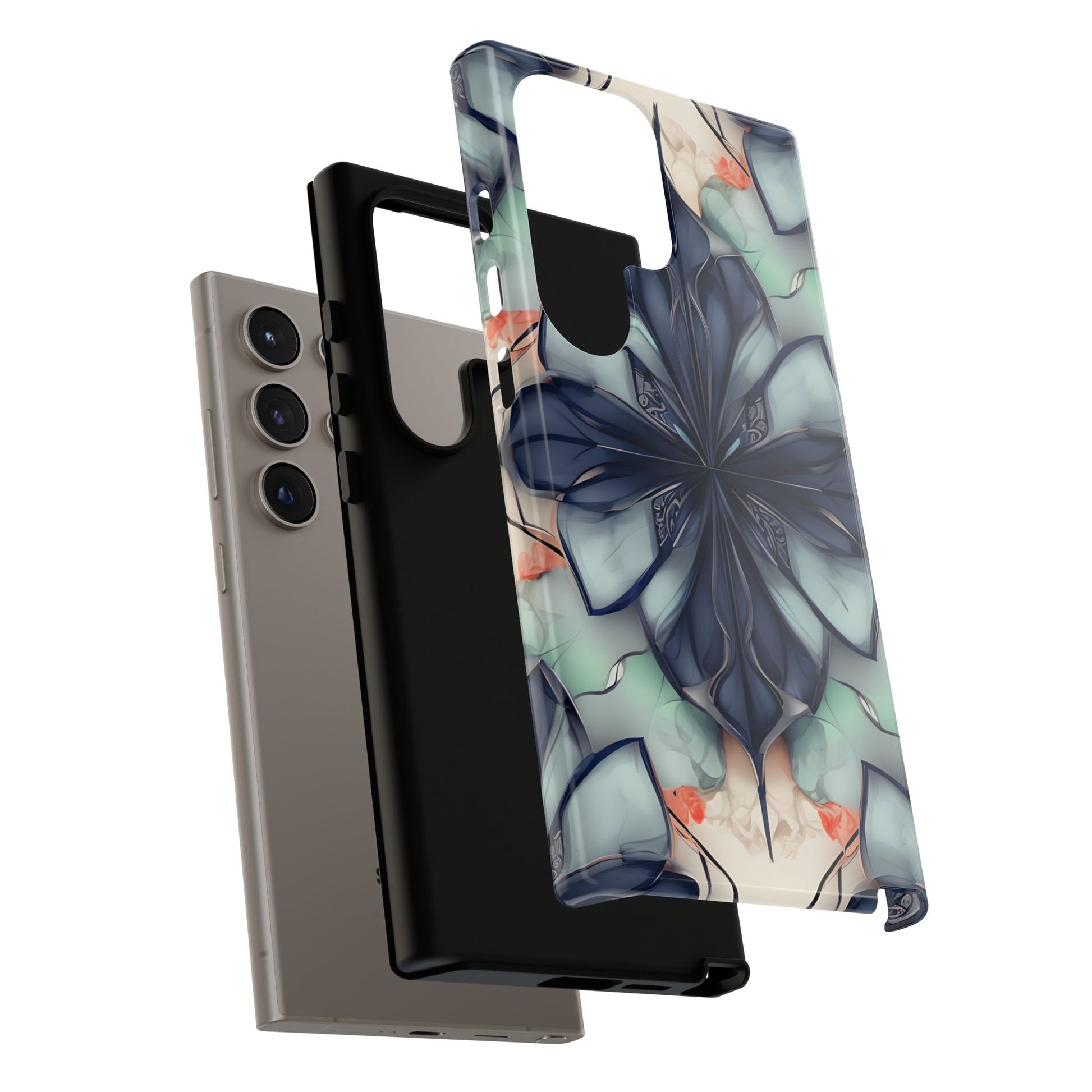 Midnight Mosaic Tough Case for Samsung Galaxy S24 Ultra- Premium Shockproof Designer Phone Cover
