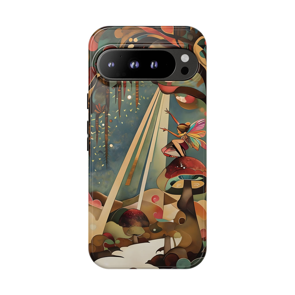 Enchanted Orchard Google Pixel 9 Pro XL Tough Case - Artistic Fairy Tale Phone Cover - Elegant Protective Fantasy Art Accessory