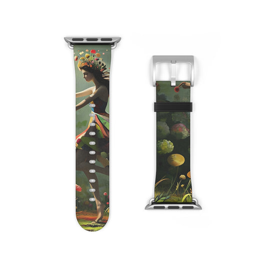 Dancing Wildflower Muse Apple Watch Band Strap - Timeless Design for your Timepiece