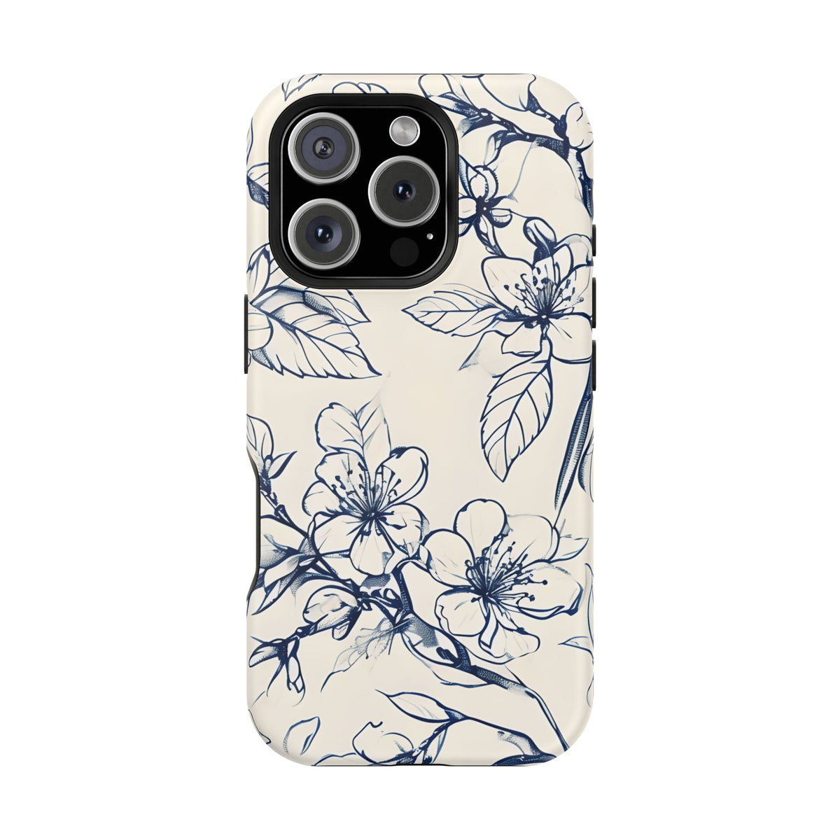 Blossom Sketch iPhone MagSafe Case