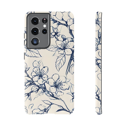 Blossom Sketch Samsung Galaxy Tough Case