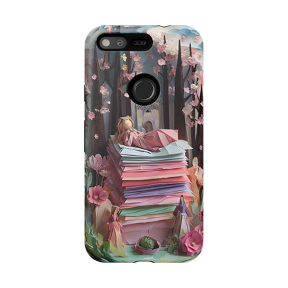 A Good Night's Sleep - Google Pixel - Tough Phone Case -Whimsical Fantasy Floral Design