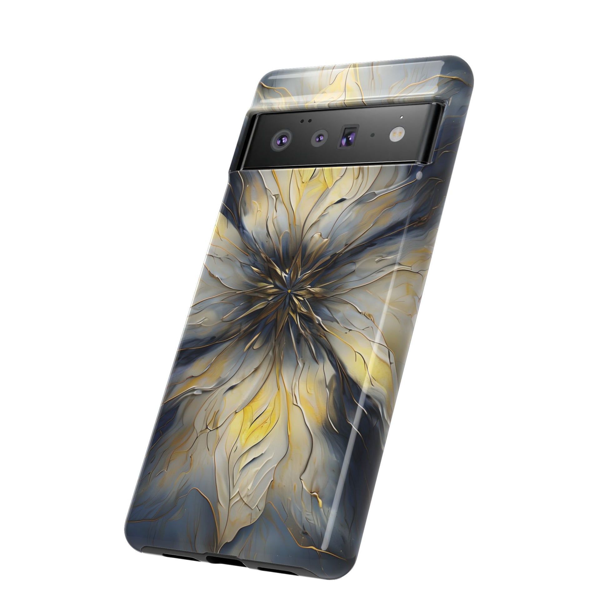 Luminous Petal Tough Case for Google Pixel 6 Pro - Premium Artistic Shockproof Cover, Elegant Protective Phone Case