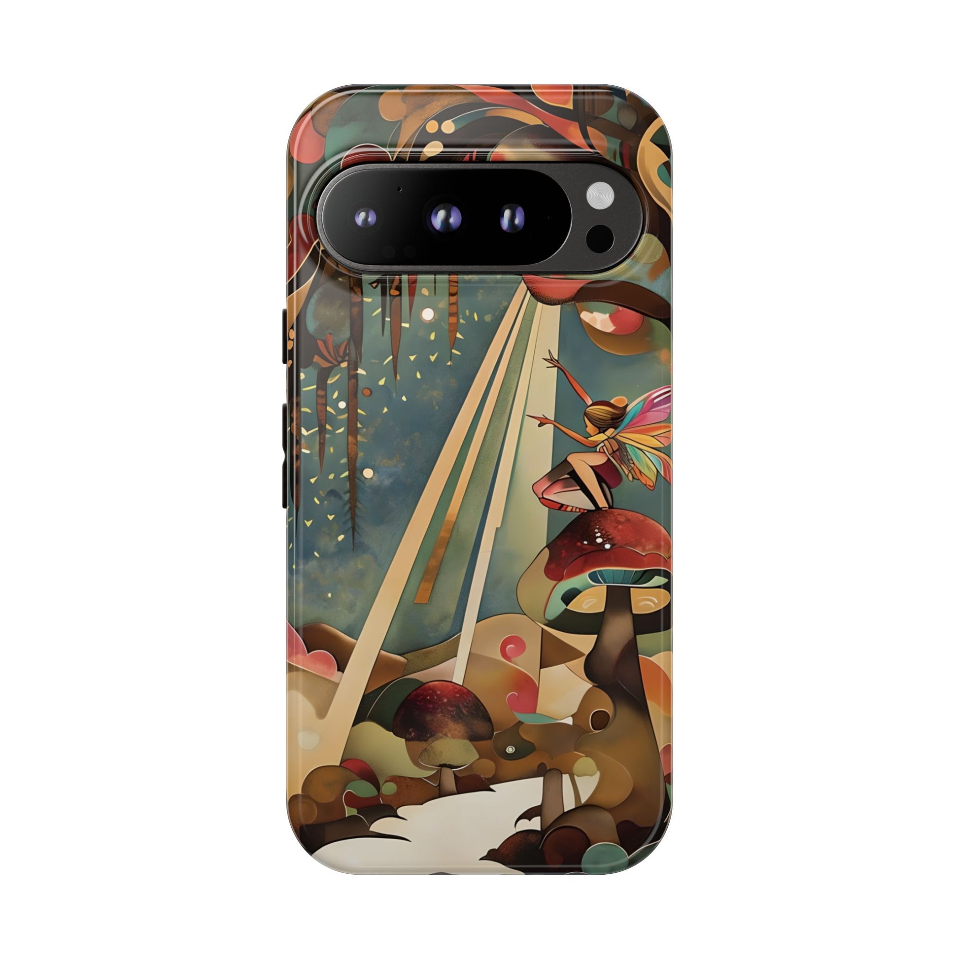 Enchanted Orchard Google Pixel 9 Pro Tough Case - Artistic Fairy Tale Phone Cover - Elegant Protective Fantasy Art Accessory