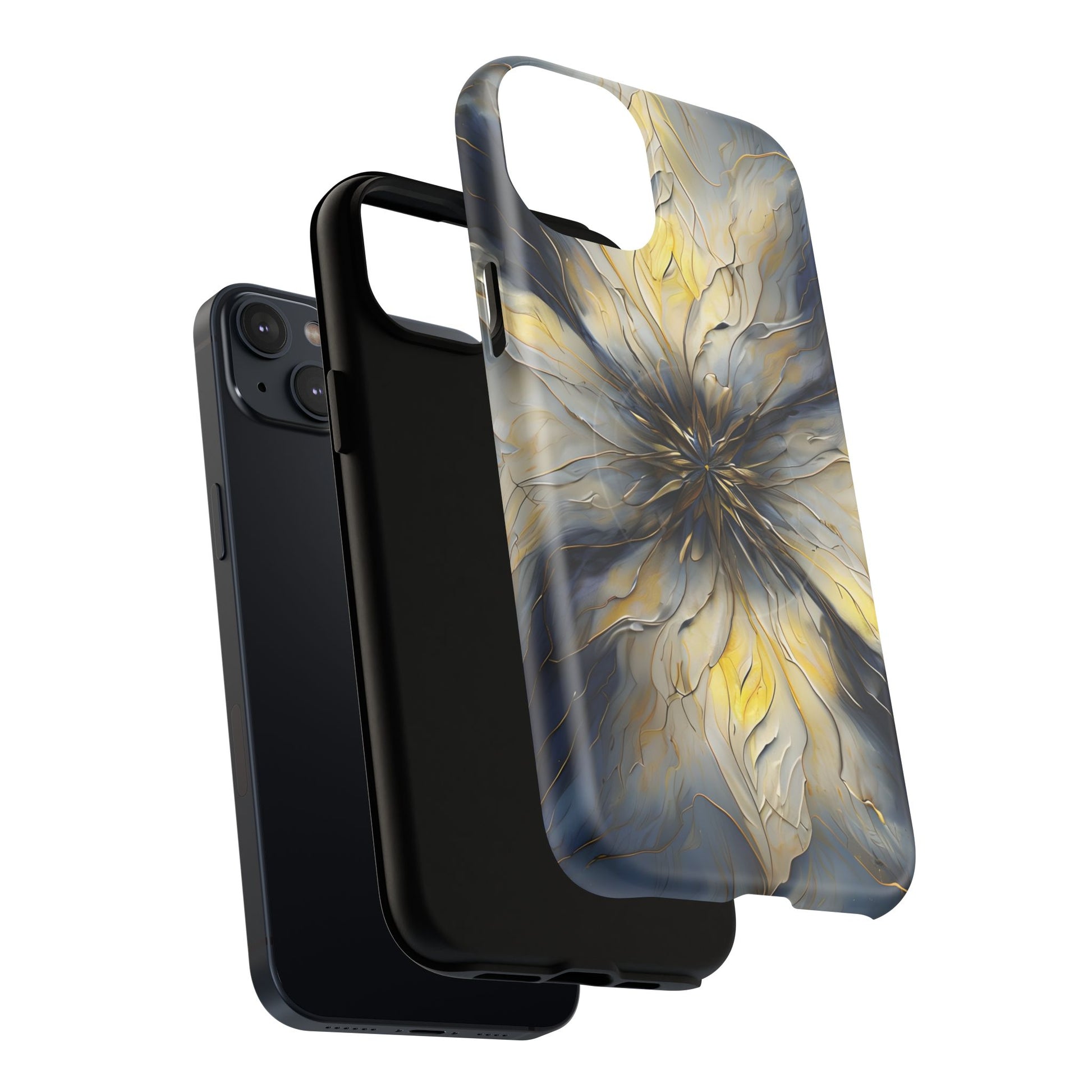 Luxury Luminous Petal MagSafe iPhone 14 Plus- Designer Shockproof Cover
