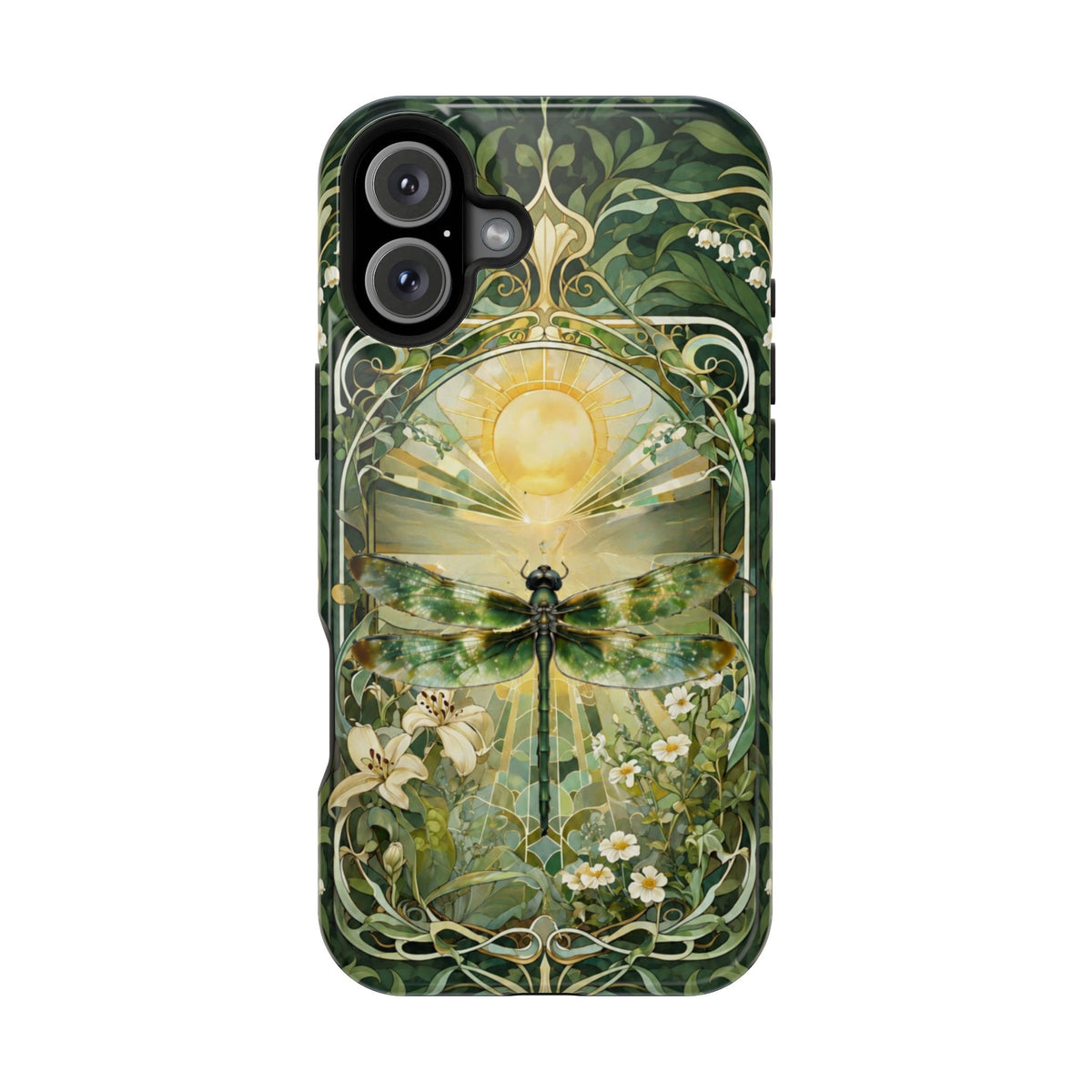 Emerald Sun Dragonfly iPhone MagSafe Case