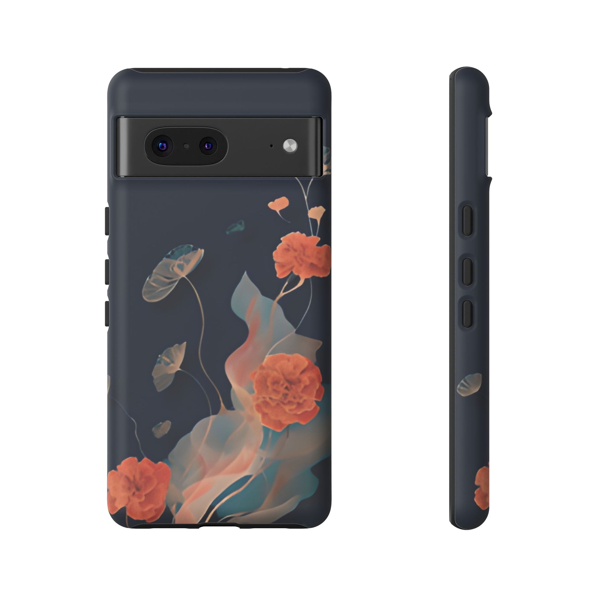 Lotus Reverie - Elegant Artistic Floral Google Pixel 7 Tough Phone Case - Painterly Lotus Blossom Design