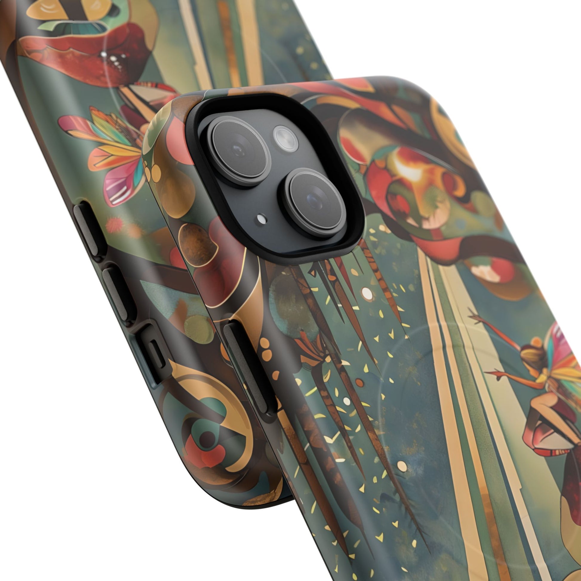 Enchanted Orchard iPhone 15 Plus - Artistic Fairy Tale cover - MagSafe Compatible - Premium Drop Protection