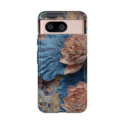 Peony Midnight Tapestry Google Pixel Tough Case