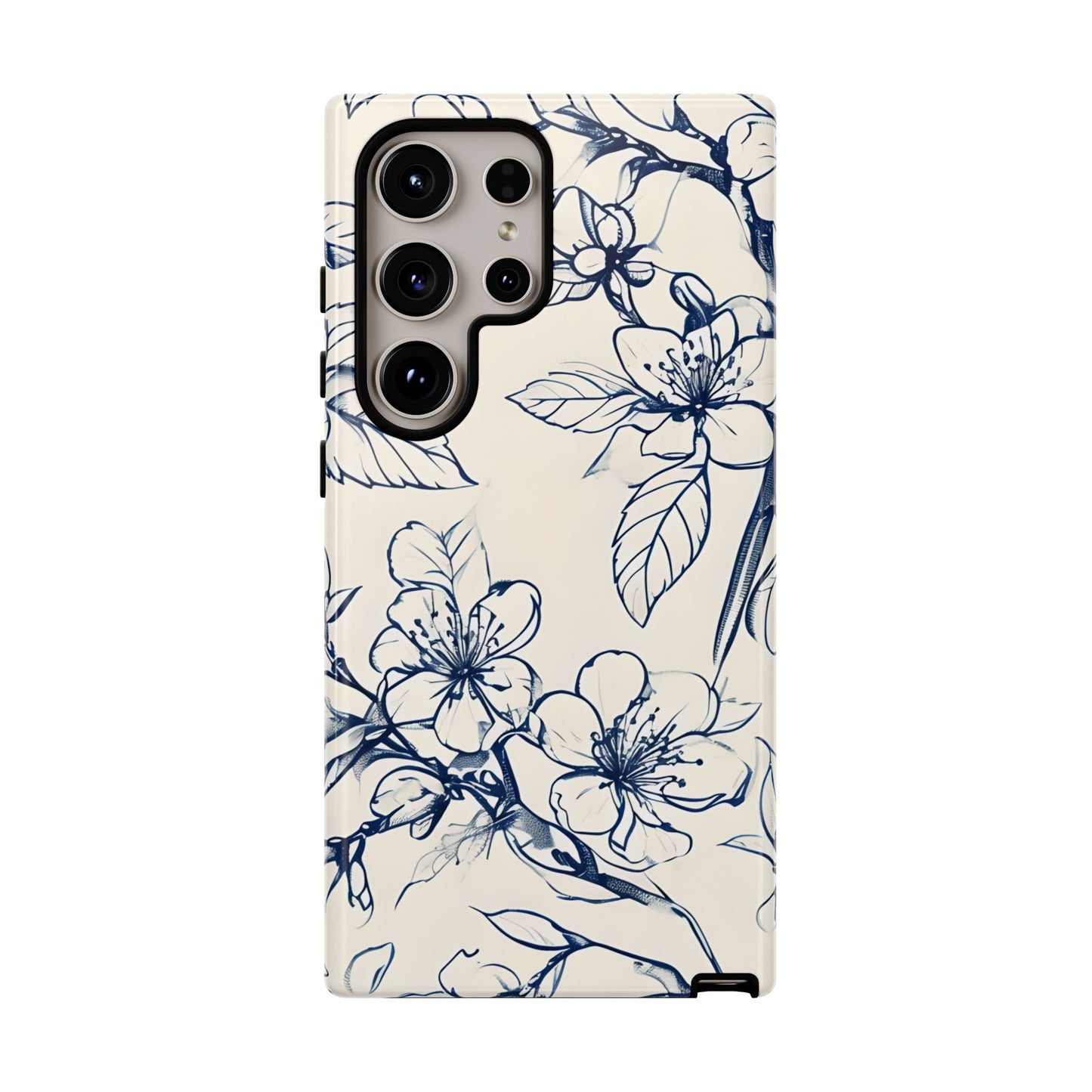 Blossom Sketch Samsung Galaxy Tough Case