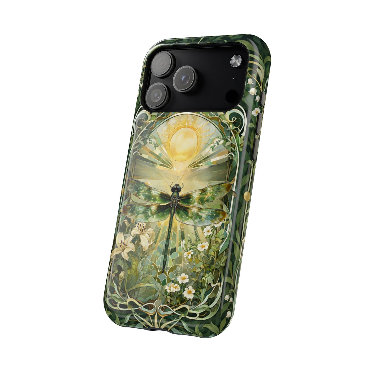 Emerald Sun Dragonfly iPhone MagSafe Case