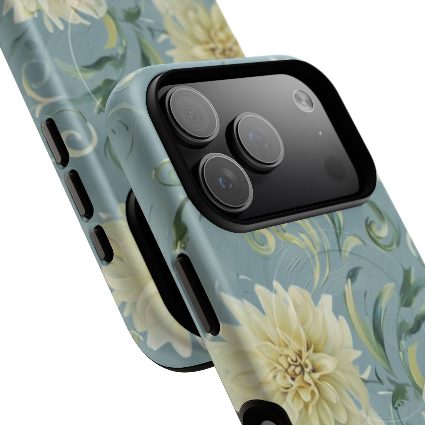 Golden Dahlia Trio iPhone MagSafe Case