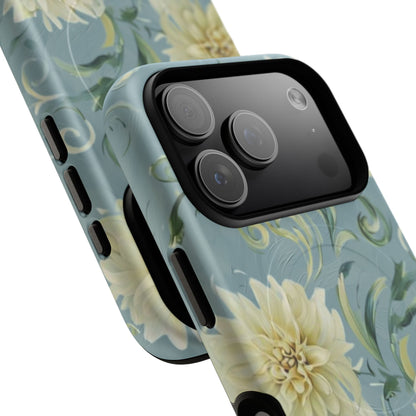 Golden Dahlia Trio iPhone MagSafe Case