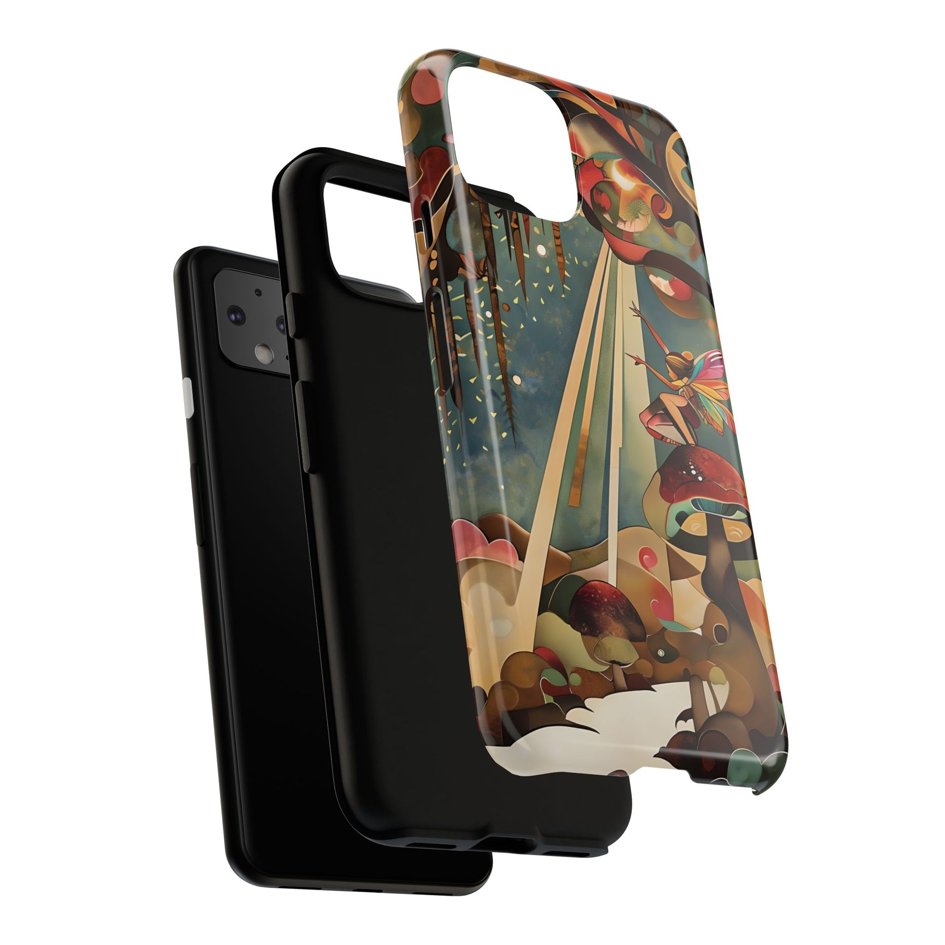 Enchanted Orchard Google Pixel 4 Tough Case - Artistic Fairy Tale Phone Cover - Elegant Protective Fantasy Art Accessory