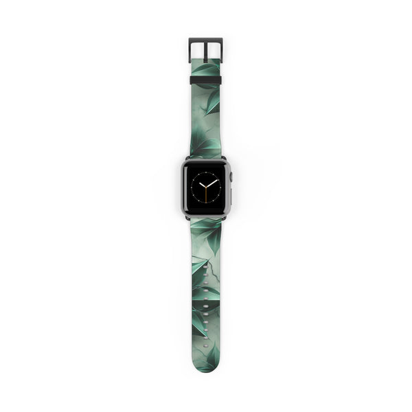 Emerald Bloom Apple Watch Band Strap - Ethereal design