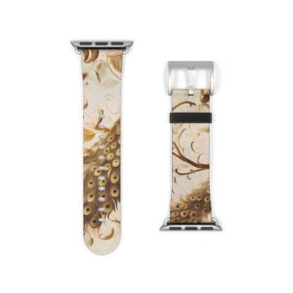 Golden Plumage Apple Watch Band Strap - Timeless Design for your Timepiece