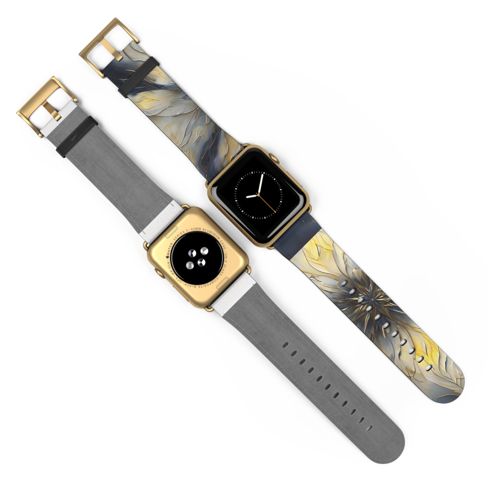 Luminous Petal Designer Watch Band - Artistic Nylon Strap for Apple Watch - Premium, Comfortable, Gift-Ready