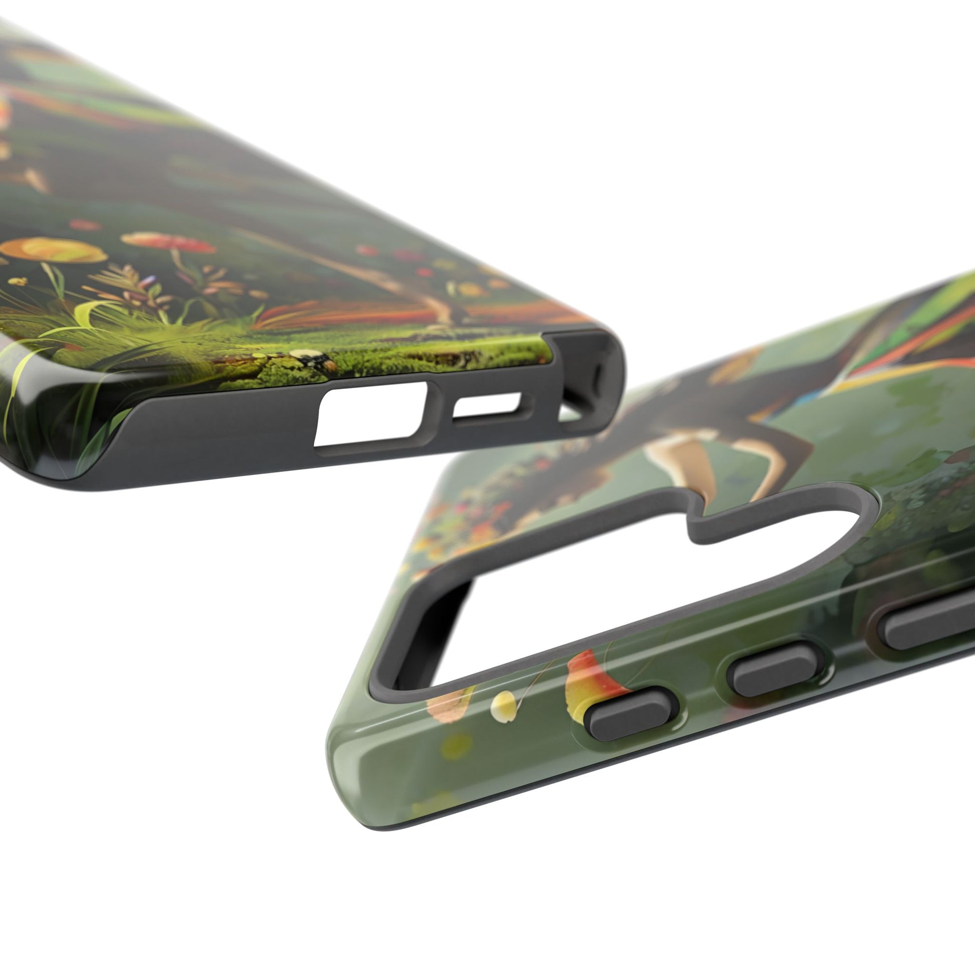 Dancing Wildflower Muse Samsung Galaxy S25 Ultra Tough Case - Artistic Floral Fantasy Cover - Whimsical Nature-Inspired Protective Accessory