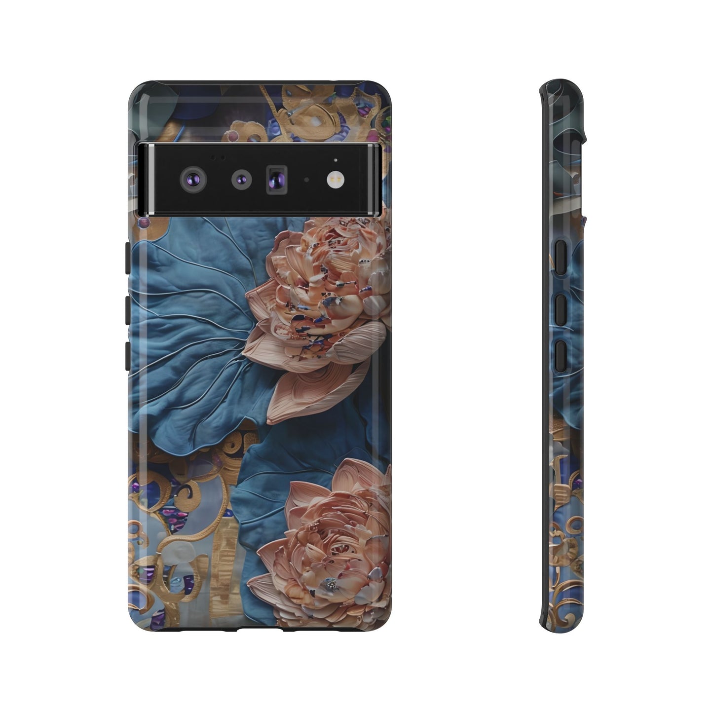 Peony Midnight Tapestry Google Pixel Tough Case