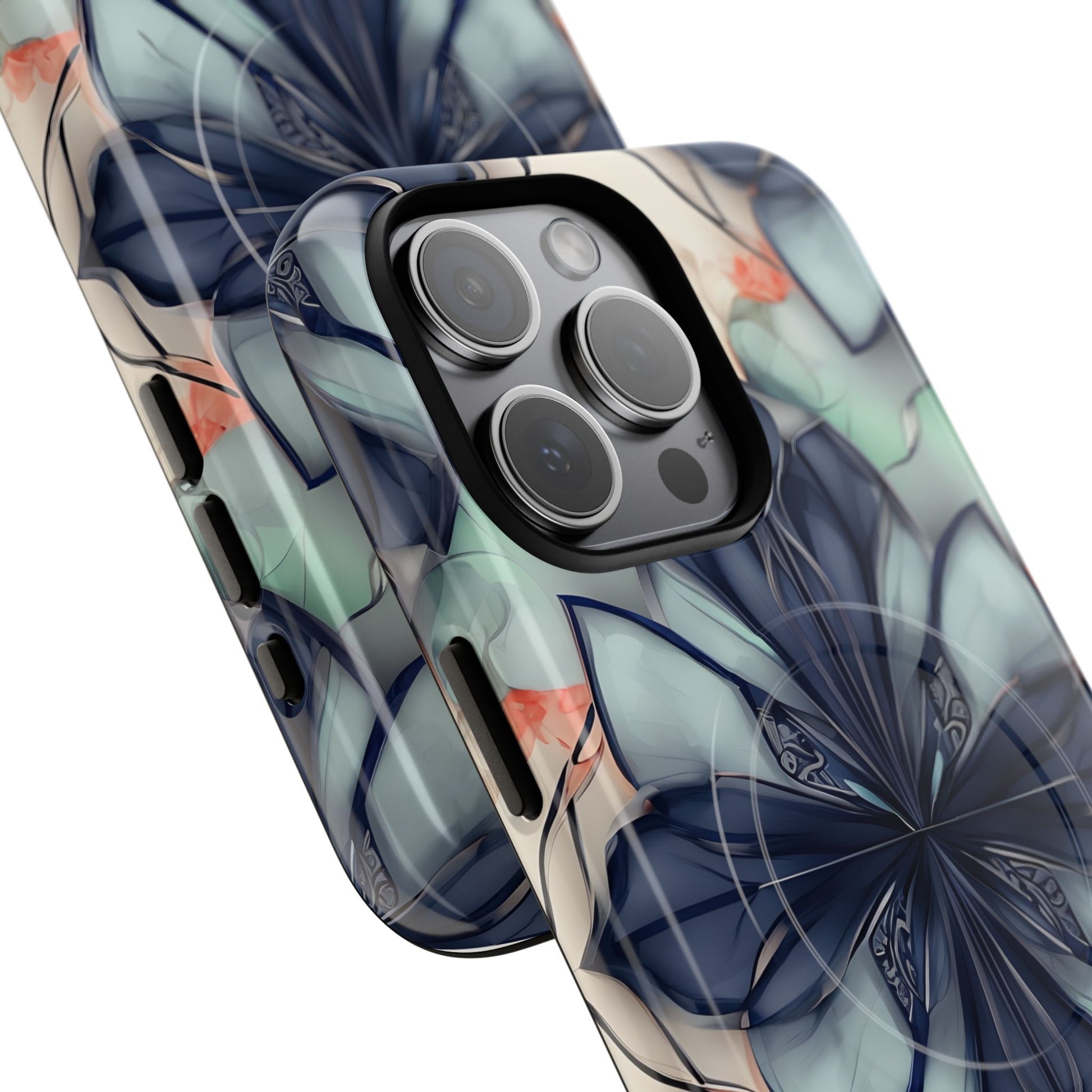 Midnight Mosaic MagSafe iPhone 15 Pro Max Case - Designer Shockproof Cover