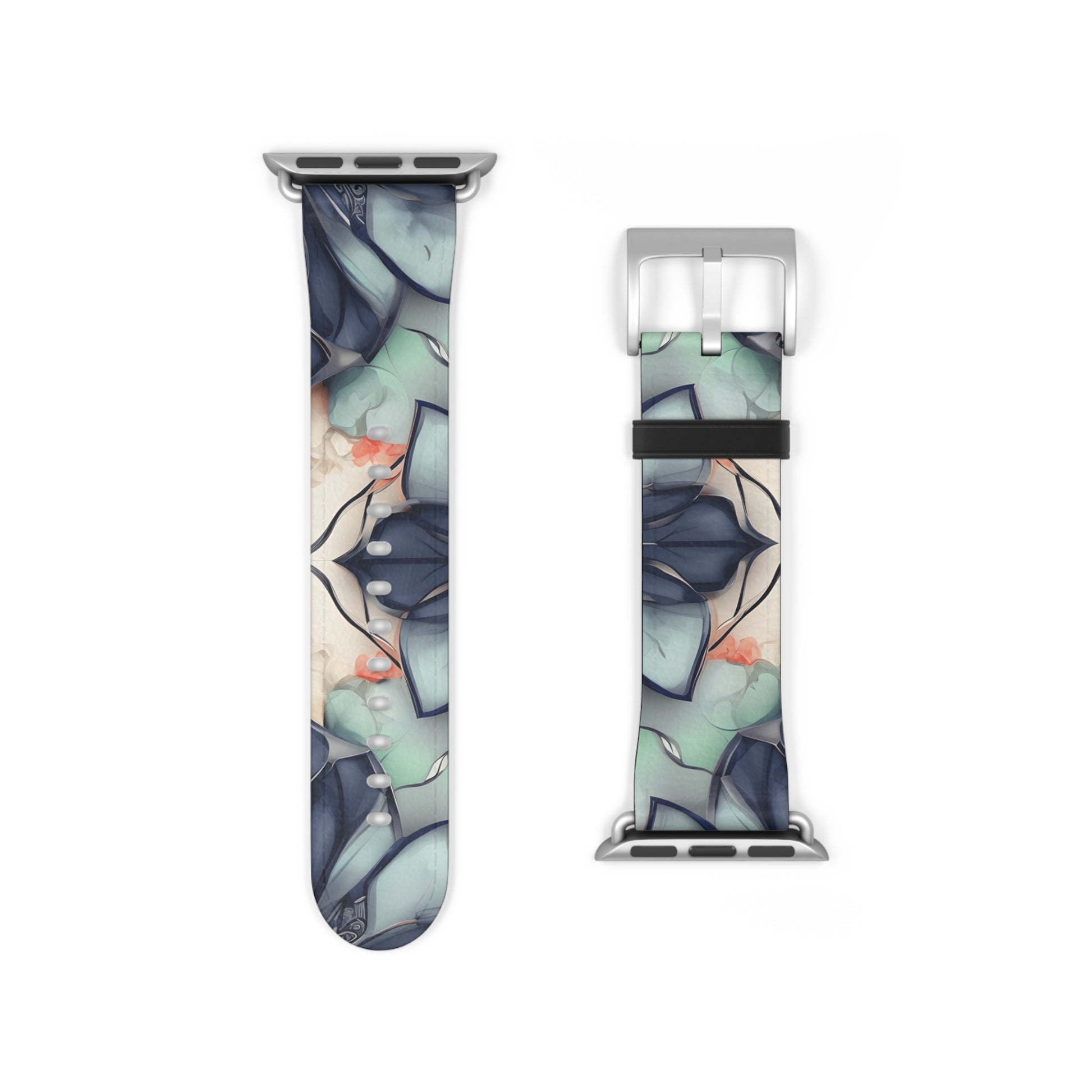 Midnight Mosaic Designer Apple Watch Band - Premium Custom Strap for Series 1-9, SE & Ultra - Artistic Vegan Leather