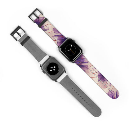 Violet Reverie Apple Watch Band Strap - Timeless Design for your Timepiece