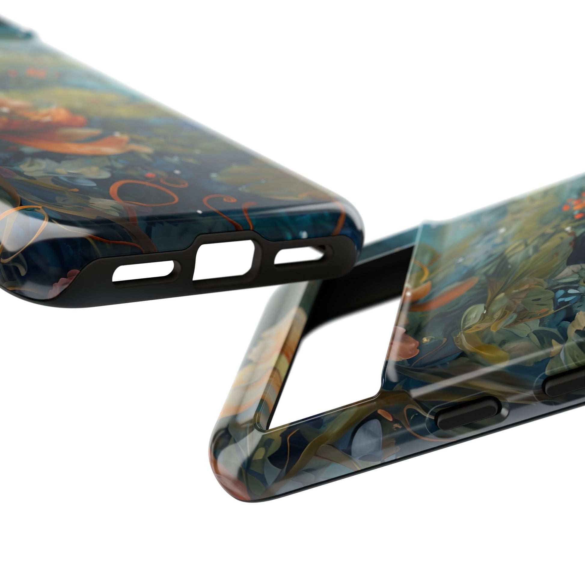 Waterlily Nocturne Tough Case for Google Pixel 8- Premium Artistic Shockproof Cover, Elegant Protective Phone Case