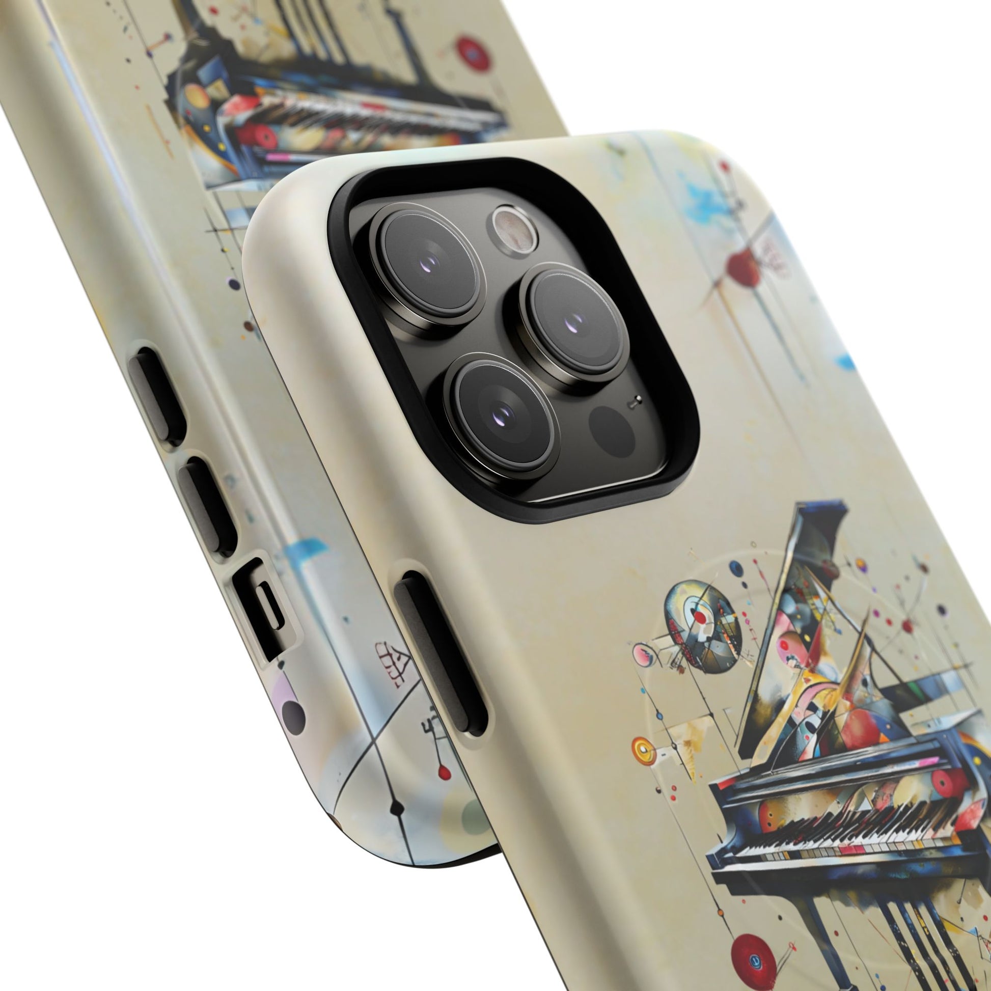 Keys of Imagination Artistic Grand Piano iPhone 14 Pro Max MagSafe Case