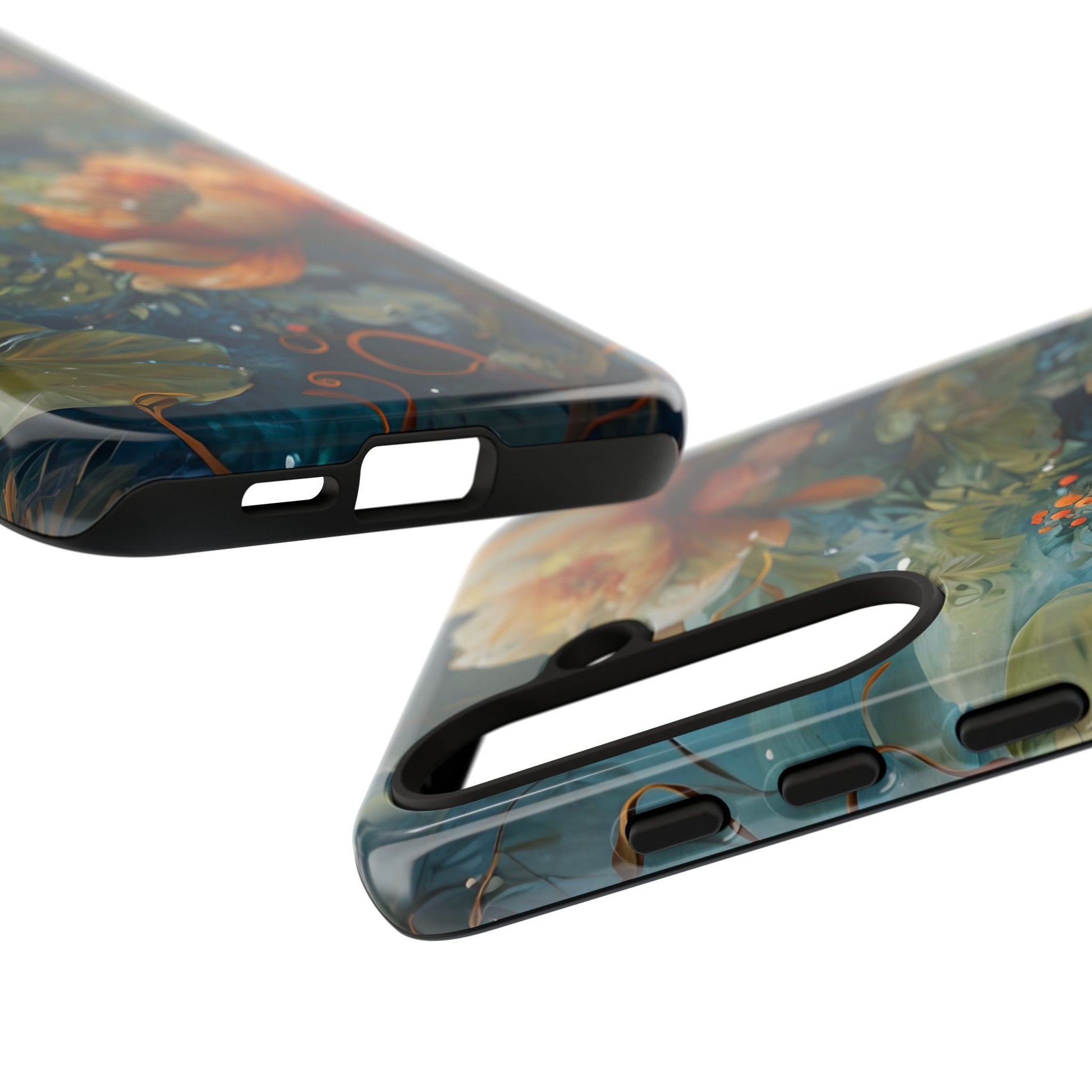Waterlily Nocturne Samsung Galaxy S24 Plus Case - Artistic Mountain Lake Design, Nature-Inspired Protective Cover, Elegant Gift for Outdoor Lovers