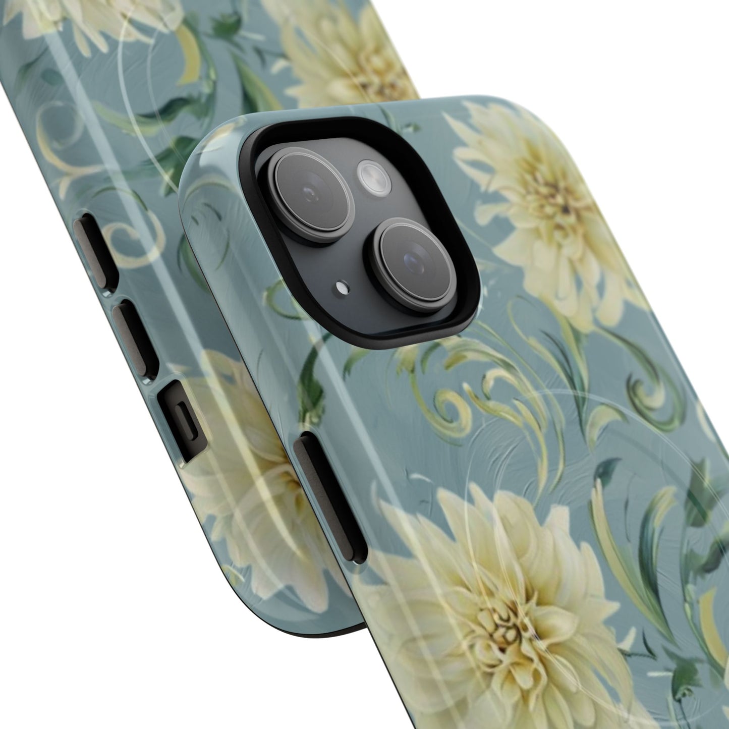 Golden Dahlia Trio iPhone MagSafe Case