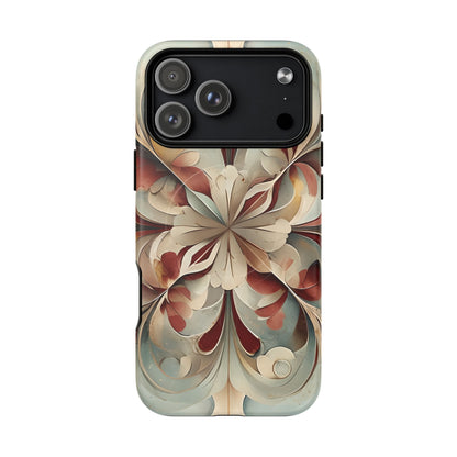 Vintage Baroque Blossom - Ornate Floral Art iPhone MagSafe Phone Case - Elegant Baroque-Inspired Design