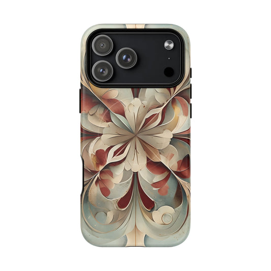 Vintage Baroque Blossom iPhone MagSafe case with large camera cutout for Pro models