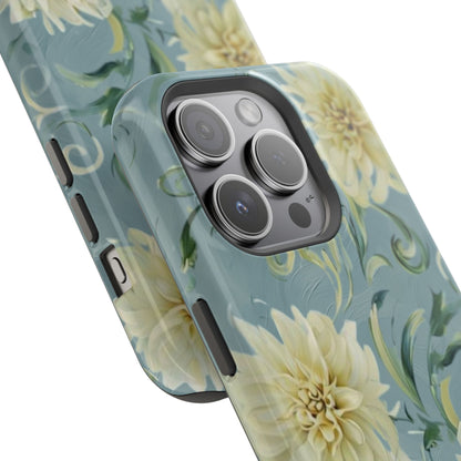 Golden Dahlia Trio iPhone MagSafe Case